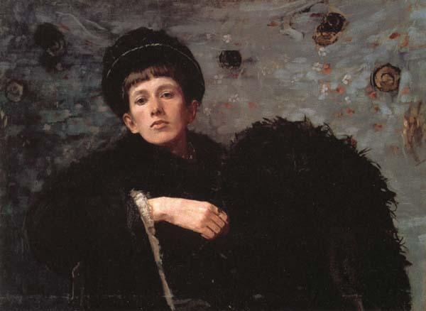 Ellen Day Hale Self-Portrait Sweden oil painting art